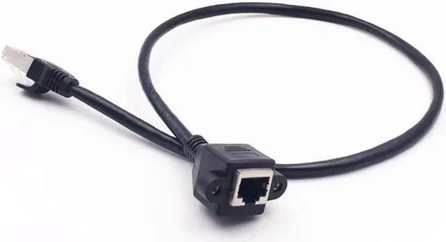 Alt view image 5 of 6 - 1M Cat6 Ethernet Extension Cable RJ45 Cat 6 Male to Female Rj45 Ethernet Lan Network Cable Adapter for PC Laptop