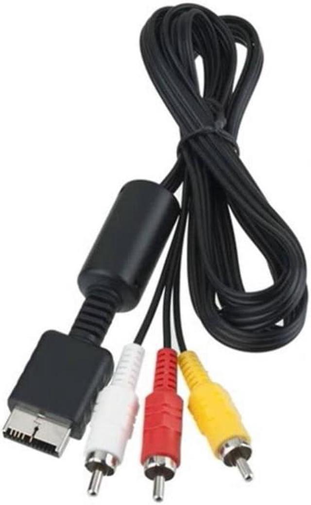 Alt view image 2 of 6 - High Quality Audio Video AV Cable Cord Wire to 3 RCA TV Lead for Sony for Playstation PS1 PS2 for PS3 Console Cable