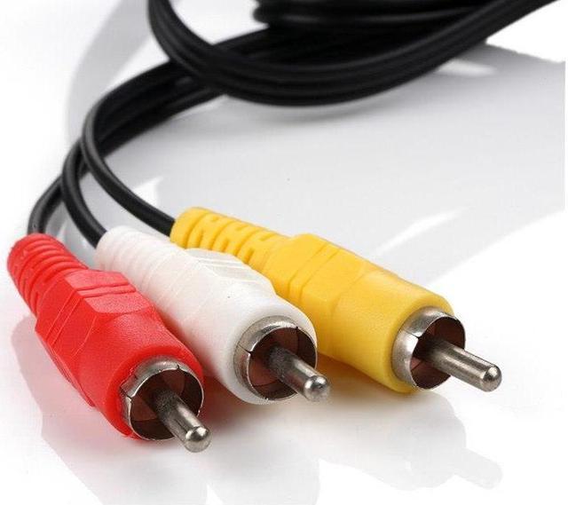 Alt view image 6 of 6 - High Quality Audio Video AV Cable Cord Wire to 3 RCA TV Lead for Sony for Playstation PS1 PS2 for PS3 Console Cable