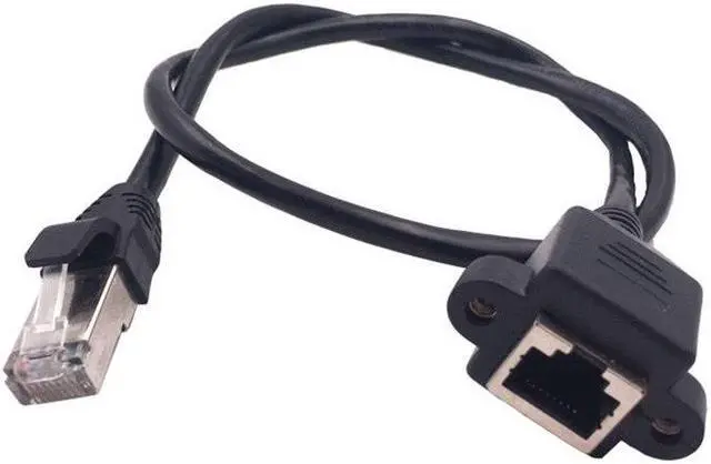 Alt view image 4 of 6 - 1M Cat6 Ethernet Extension Cable RJ45 Cat 6 Male to Female Rj45 Ethernet Lan Network Cable Adapter for PC Laptop