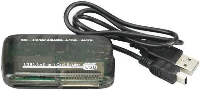 Main image of ALL IN 1 USB MEMORY CARD READER WRITER SD CF MS MMC