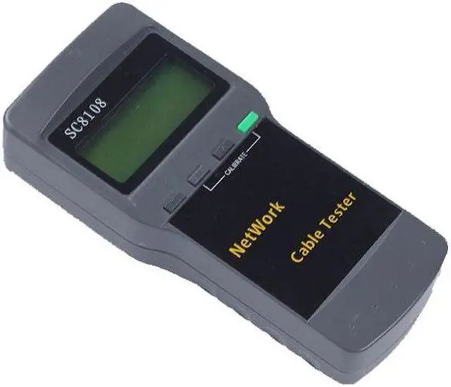 Alt view image 5 of 6 - Portable Multifunction Wireless Network Tester SC8108 LCD Digital PC Data Network CAT5 RJ45 LAN Phone Cable Tester Meter