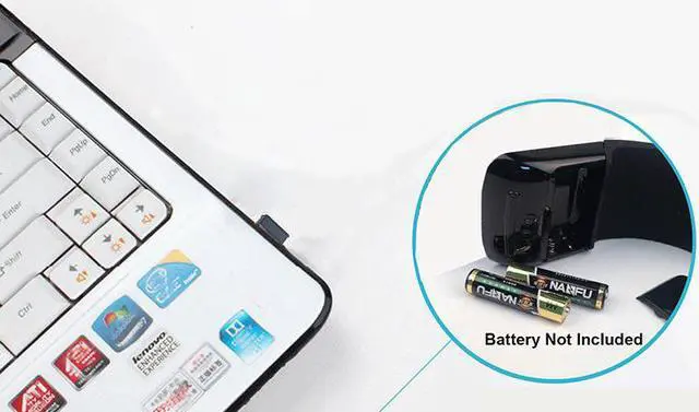 Alt view image 4 of 4 - Bluetooth Foldable Wireless Mouse Folding Arc Touch Mouse 1200DPI Optical Computer Bluetooth Mause for Microsoft PC Laptop