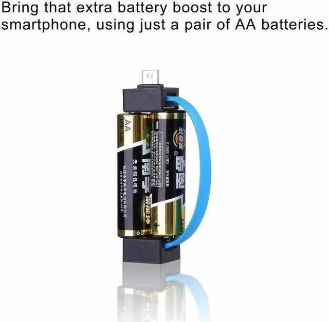 Alt view image 3 of 5 - 1Pc Portable Magnetic AA/AAA Battery Micro USB Emergency Charger for Android Phone