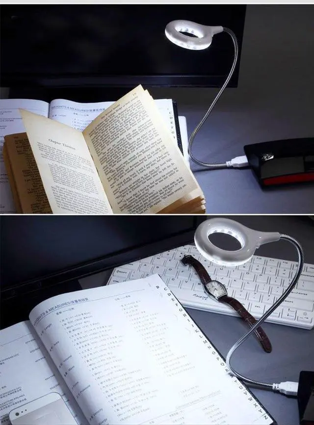 Alt view image 4 of 4 - Portable Bright Light USB Lamp Light with Switch 18 LED USB Gadgets Plug and play For PC Laptop Desktop Computer Peripherals