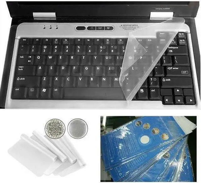 Alt view image 2 of 4 - Ultra-thin Design Laptop Notebook Silicone Keyboard Protective Film Keyboard Cover Protector