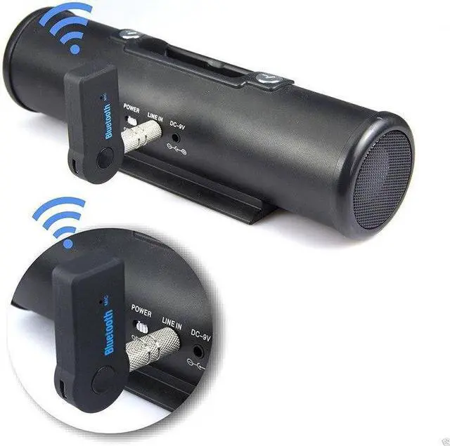 Alt view image 2 of 6 - Wireless Bluetooth Receiver Adapter Dongle Mini 4.1 Stereo 3.5mm Jack for Car Computer Music Audio Aux For Headphone Handsfree