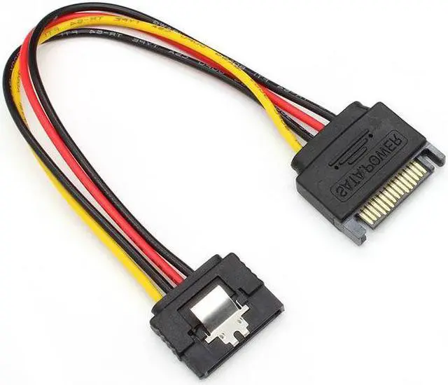 Main image of 20cm 15pin Male to Female SATA hard disk Power Extension Cable Sata M to Sata F cable for HDD for PC