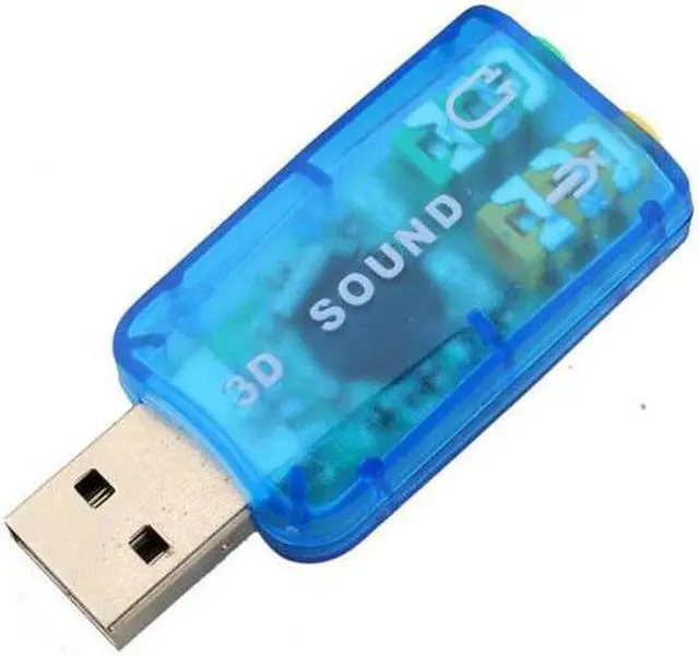Main image of Virtual 5.1 Sound Card External USB Audio Adapter Sound Card USB to Jack 3.5mm Earphone Micphone for PC Laptop Computer Notebook