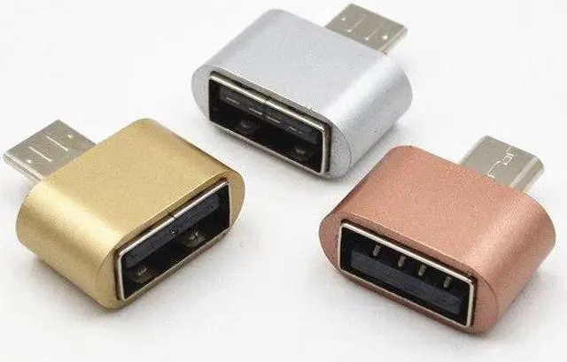 Alt view image 2 of 5 - Newly Metal Mini Micro USB To USB OTG Adapter 2.0 Converter For Samsung Xiaomi LG Sony HTC Huawei Meizu Android Phone