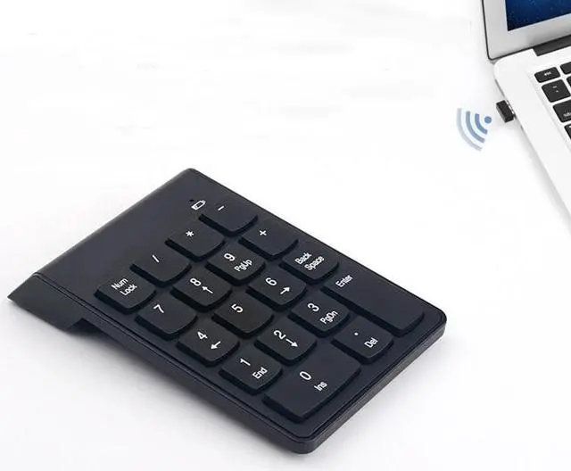 Alt view image 3 of 4 - 2.4G Wireless USB Numeric Keypad Mini Numpad 18 Keys Digital Keyboard for iMac/MacBook Air/Pro Laptop PC Notebook Desktop