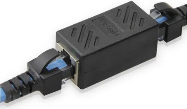 Alt view image 4 of 4 - RJ45 Female To Female CAT6 Network Ethernet LAN Connector Adapter Coupler Black
