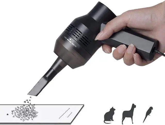 Alt view image 5 of 6 - Mini USB Desk Electric Vacuum Cleaner Portable Keyboard Dust Collection Kit for Cleaning Desktop PC Crumbs Makeup Bag Pet House