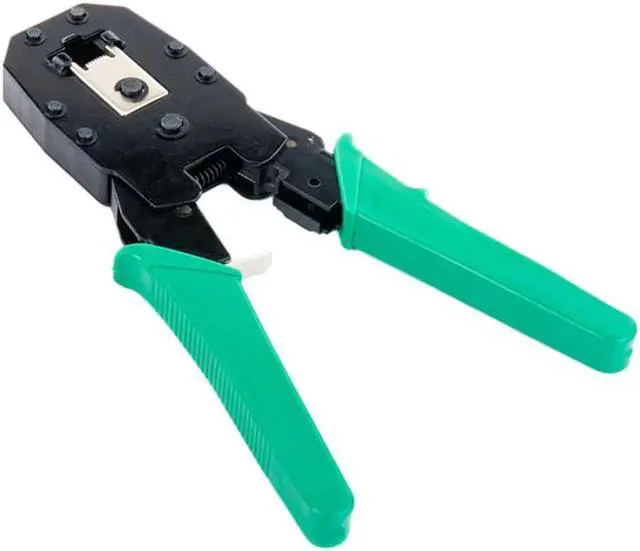 Alt view image 2 of 5 - RJ45 RJ11 RJ12 CAT5 CAT5e Portable LAN Network Repair Tool Kit Utp network cable tester Plier Crimping tool Plug 8pcs/set