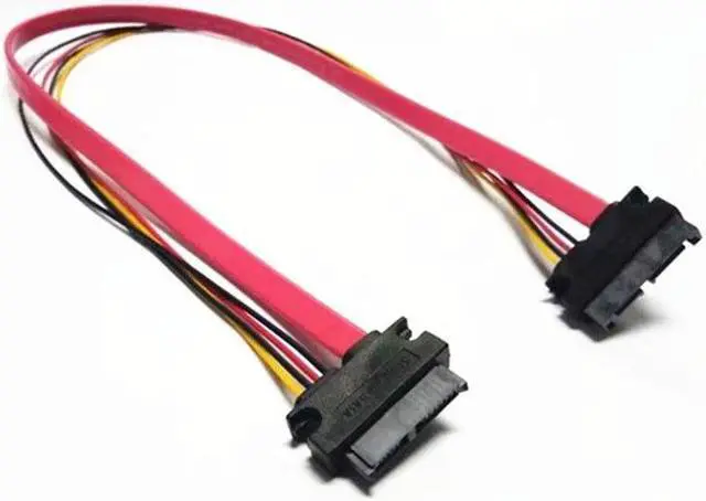 Alt view image 2 of 5 - 7+6pin SATA Cable to 6+7pin Serial ATA SATA Data Power Cable M/F Notebook Drives Extension Cable Connector Conterver 50cm