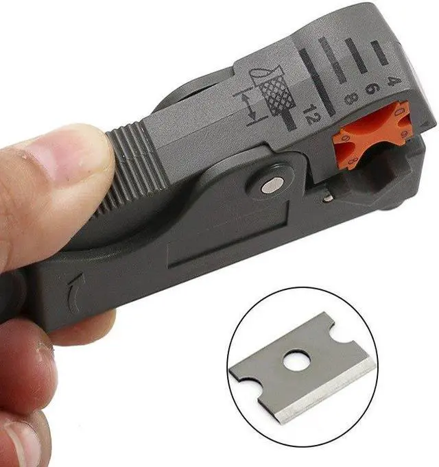 Alt view image 3 of 6 - Automatic Stripping Pliers Multifunctional Wire Stripper Wire Cable Tools Cable wire Stripping Crimping tool with Hexagon Wrench