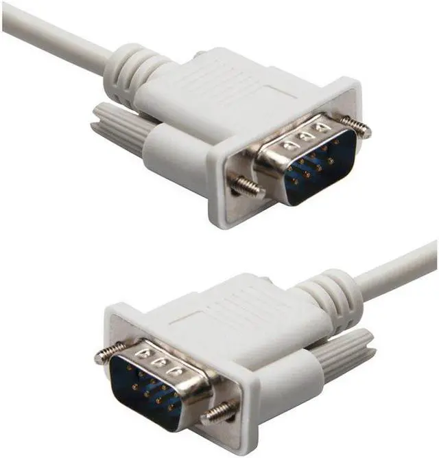 Alt view image 2 of 6 - DB9 Male to male SERIAL DB9 RS232 9 PIN Data Cable SERIAL Cable PC Converter Extension Connector 1.5m 3m