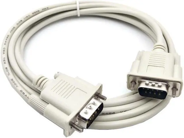 Alt view image 6 of 6 - DB9 Male to male SERIAL DB9 RS232 9 PIN Data Cable SERIAL Cable PC Converter Extension Connector 1.5m 3m