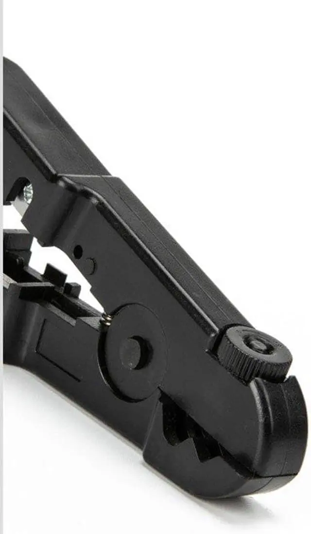 Alt view image 6 of 6 - RJ45 RJ11 Cat6 Cat5 Punch Down Network LAN UTP Cable Wire Stripper Cutter Plier Black/Gray