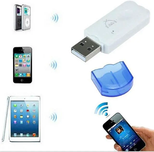 Alt view image 4 of 4 - New Type Car Kit Bluetooth Receiver USB Bluetooth Audio Frequency Receiver Mini USB Bluetooth Adapter