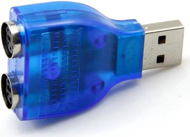 Alt view image 3 of 4 - New Hot USB Male to PS2 Female Cable Adapter Converter Use For Keyboard Mouse