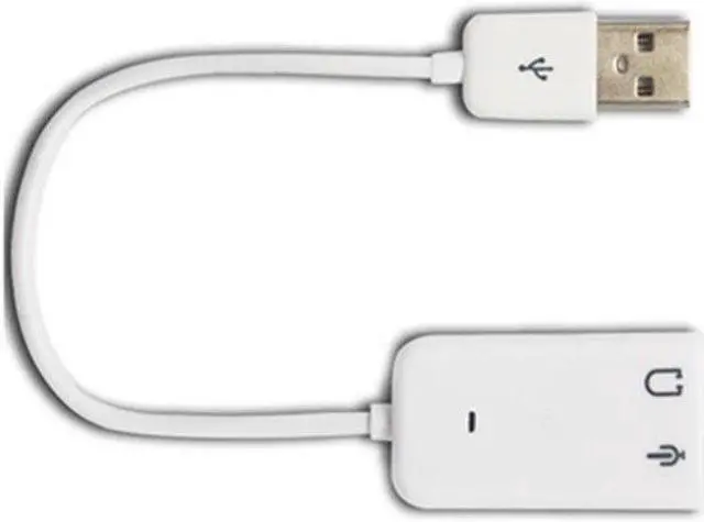 Alt view image 3 of 3 - USB Sound Card Virtual 7.1 3D External USB Audio Adapter USB to Jack 3.5mm Earphone Micphone Sound Card for Laptop Notebook PC