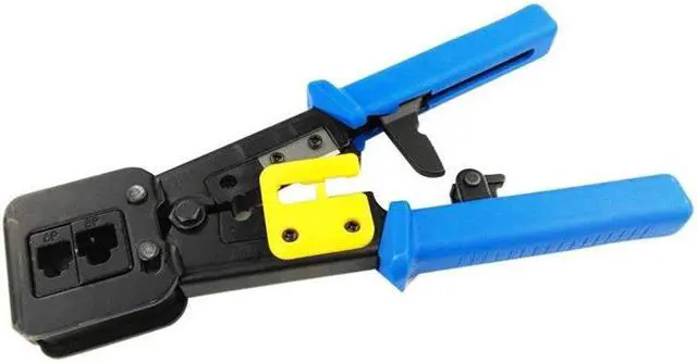 Alt view image 4 of 5 - Networking Pliers RJ45 RJ11 Crimping Cable Stripper Crimper RJ45 Pressing Line Clamp Pliers