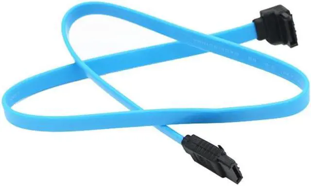 Alt view image 6 of 6 - High Speed Straight Right Angle 6Gbps SATA 3.0 Cable 6GB/s SATA III SATA 3 Cable Flat Data Cord for HDD SSD