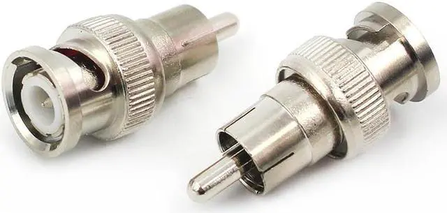 Alt view image 2 of 4 - high quality New RCA Male Av to BNC Male Connector Adapter