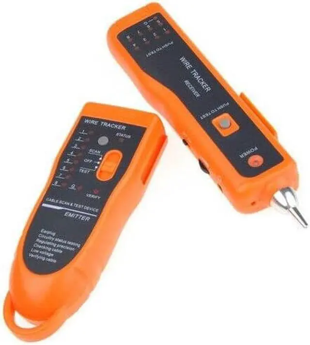 Alt view image 2 of 3 - XQ-350 RJ11 RJ45 Cat5 Cat6 Telephone WireTracer Toner Ethernet UTP LAN Network Cable Tester Detector Line Finder