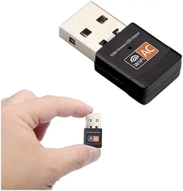 Main image of Dual Band 2.4+5Ghz usb Lan Ethernet Receiver 802.11ac USB Wireless WiFi Adapter 600Mbps Wifi Antenna PC Network Card