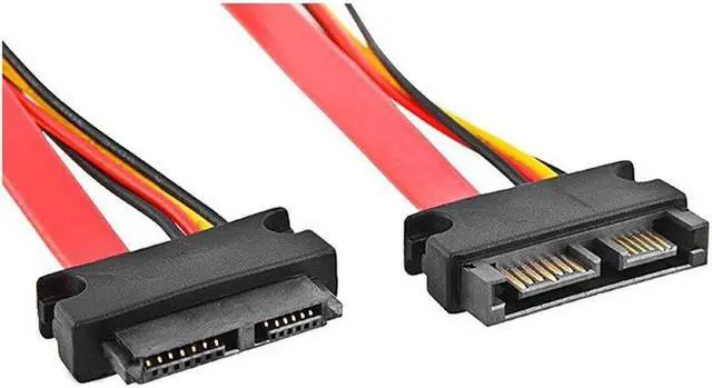 Alt view image 4 of 5 - 7+6pin SATA Cable to 6+7pin Serial ATA SATA Data Power Cable M/F Notebook Drives Extension Cable Connector Conterver 50cm