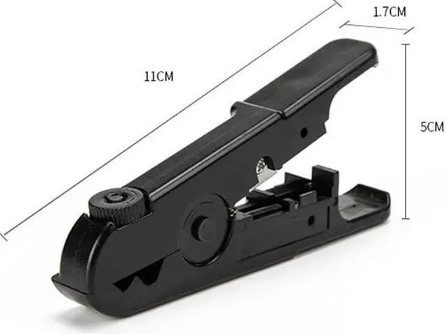 Alt view image 5 of 6 - RJ45 RJ11 Cat6 Cat5 Punch Down Network LAN UTP Cable Wire Stripper Cutter Plier Black/Gray