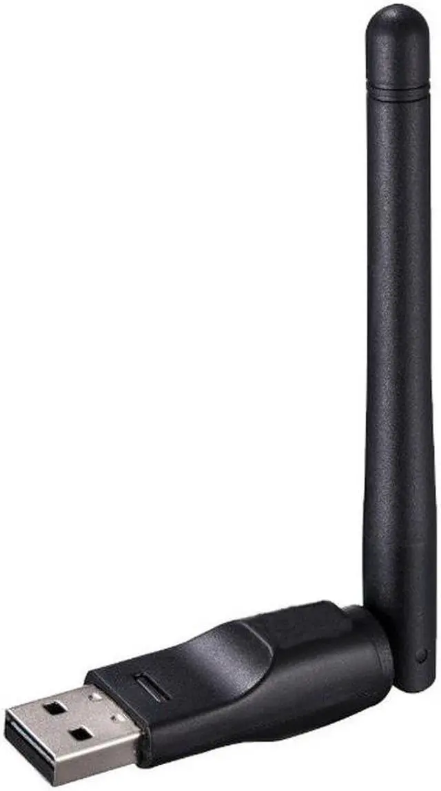 Main image of USB 2.0 WiFi Wireless Network Card 150M 802.11 b/g/n LAN Adapter with rotatable Antenna