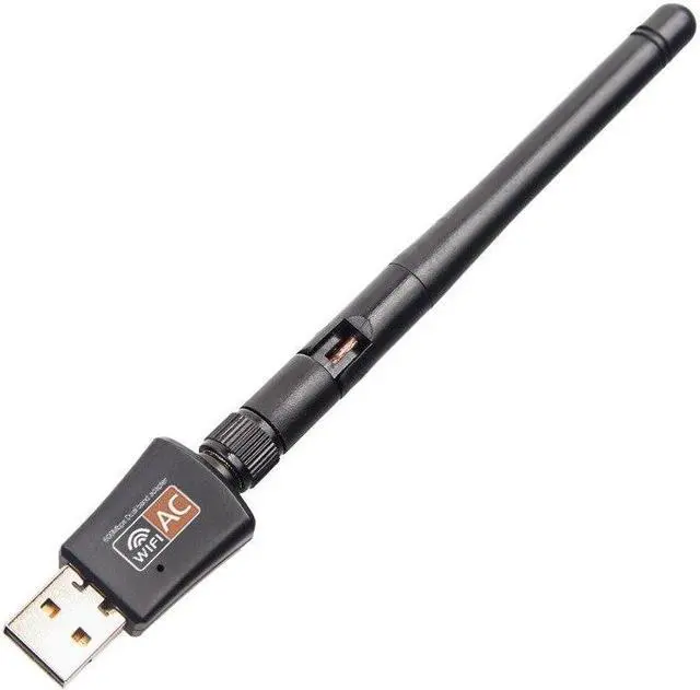 Alt view image 3 of 5 - Wireless USB Wifi Network Card 600M 802.11ac Dual Band Lan Adapter for Windows XP/Vista/7/8.1/10 Mac OS