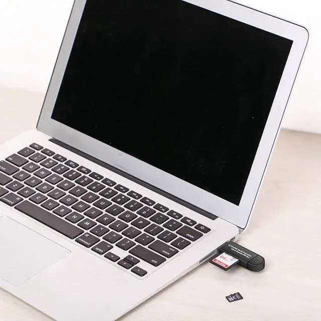 Alt view image 2 of 6 - 2 In 1 USB OTG Card Reader Flash Drive High-speed USB 2.0 Universal OTG TF/SD Card for Android phone Computer Extension Headers