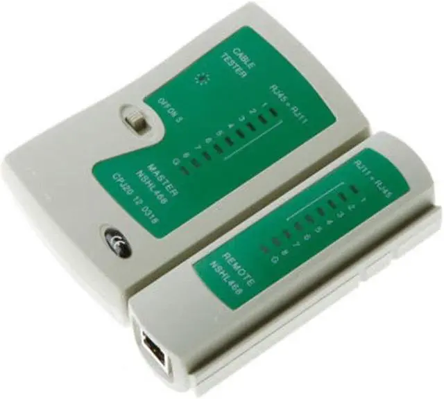Alt view image 3 of 4 - Professional Networking Testing RJ45 RJ11 CAT5 UTP LAN Cable Network Tester Tool