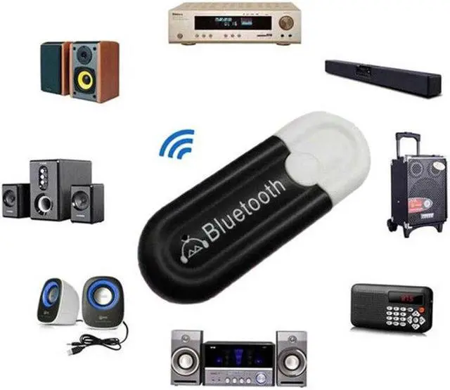 Alt view image 3 of 3 - Newest Bluetooth 4.0 Music Audio Stereo Receiver 3.5mm Adapter Dongle A2DP 5V USB Wireless for Car AUX IOS/Android