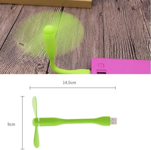 Alt view image 5 of 6 - USB Fan Flexible portable removable USB Mini Fan For all Power Supply USB Output USB Gadgets