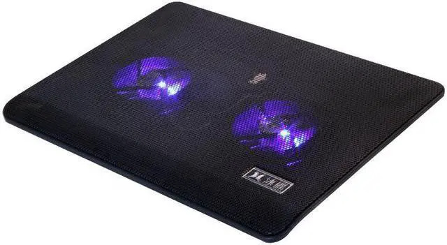 Main image of 2 Fan USB Laptop Cooler Cooling Pad Base LED Notebook Cooler Computer USB Fan Stand For Laptop PC 14 inches or less