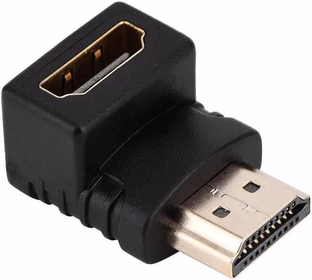 Alt view image 6 of 6 - HDMI Cable Adapter 90/270 Degree Angle HDMI Male to HDMI Female for 1080P HDTV Cable Adaptor Converter Extender