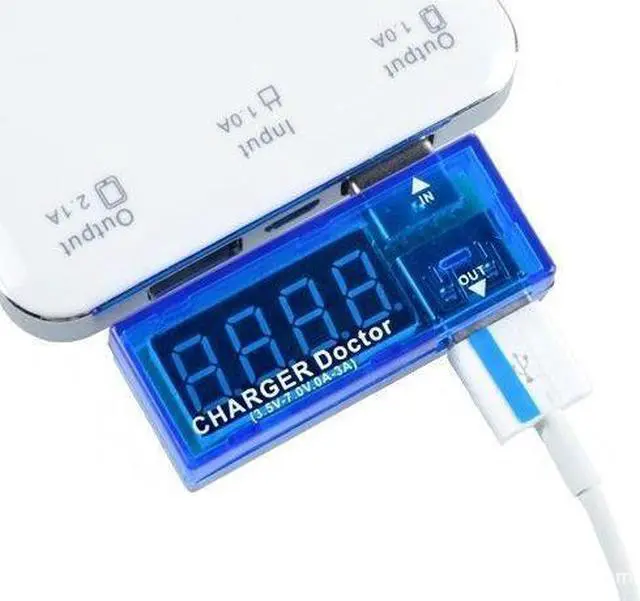 Alt view image 4 of 4 - High Quality Tester Power Detector USB Charger Doctor Mobile Battery Voltage Current Meter