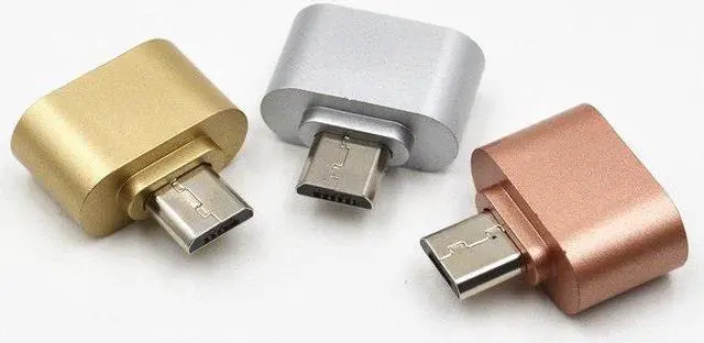 Main image of Newly Metal Mini Micro USB To USB OTG Adapter 2.0 Converter For Samsung Xiaomi LG Sony HTC Huawei Meizu Android Phone
