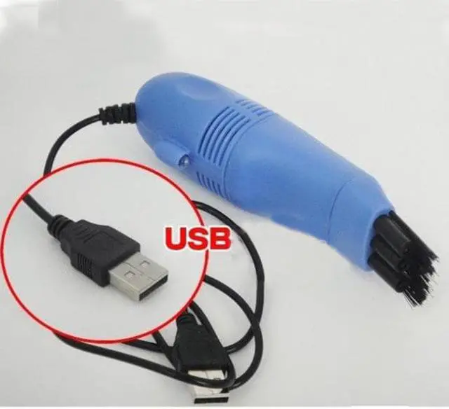 Alt view image 3 of 3 - Computer Keyboard Mini USB Vacuum Cleaner for PC Laptop Desktop Notebook