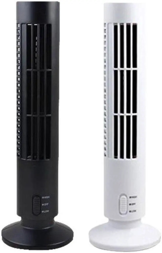 Main image of Portable USB Vertical Bladeless Fan, Mini Air Condition Fan Desk Cooling Tower Fan for Home