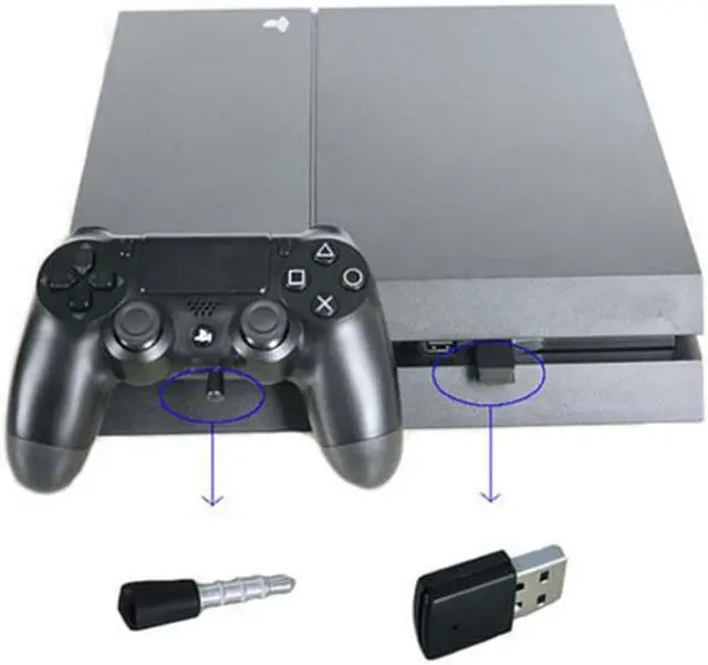 Alt view image 6 of 6 - 3.5mm Bluetooth 4.0 + EDR USB Bluetooth Dongle Latest Version USB Adapter for PS4 Stable Performance for Bluetooth Headsets