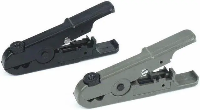 Main image of RJ45 RJ11 Cat6 Cat5 Punch Down Network LAN UTP Cable Wire Stripper Cutter Plier Black/Gray