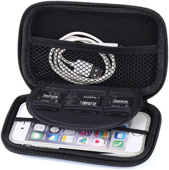 Alt view image 5 of 6 - Shockproof Zipper Carry Travel Storage Case for External HD HDD 2.5 Inch Hard Drive Disk IDE SATA Enclosure Accessories