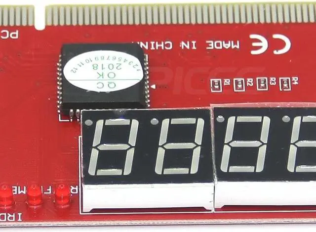 Alt view image 2 of 3 - Computer PC 4 Digit Diagnostic Analyzer Card Motherboard Tester High Quality