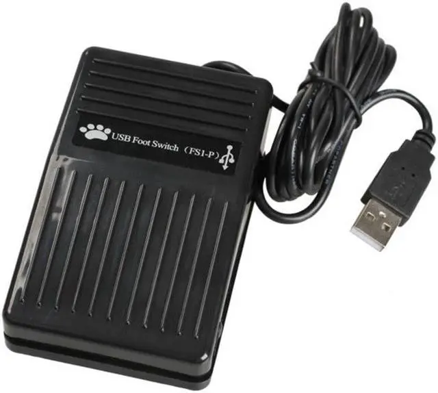 Alt view image 2 of 4 - USB Foot Switch Keyboard Pedal Switch for HID PC Computer USB Action Control Pre-program Key Functions
